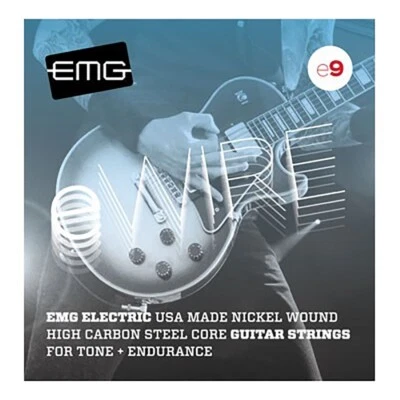 EMG E9 Electric Guitar Strings, Nickel Wound, High Carbon Steel Core (9-42) - Image 1 of 2