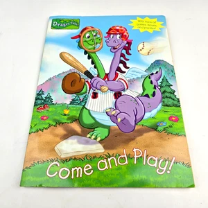 Dragon Tales Coloring Activity Book Come and  Play! 4 Pages Used Vtg PBS Cartoon - Picture 1 of 12