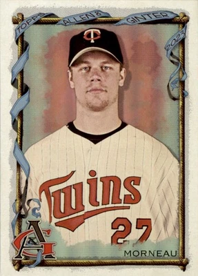 Justin Morneau 2023 opps Allen & Ginter Hot Box серебряный портрет #327 Миннесота - Изображение 1 из 2