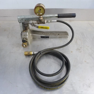 BOMBA DE PRUEBA HIDROSTÁTICA MANUAL REX RUEDA A52 1000 PSI ENVÍO GRATUITO Foto 1 de 4