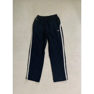VTG Y2K Reebok Track Pants Men's M 2000s Navy Blue White Athleisure streetwear - Picture 1 of 3