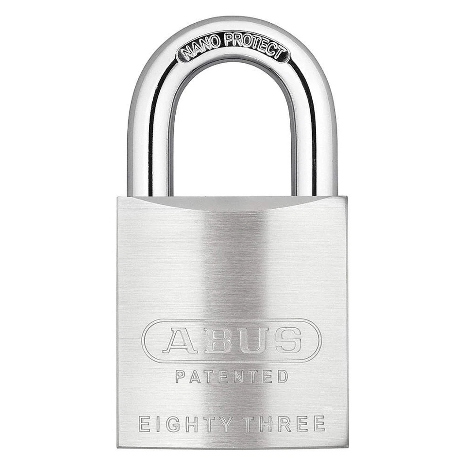ABUS 83/45 RK KA-700 Keyed Padlock, 59/64 in,Rectangle,Gold 3TMW8 - Image 1 of 1