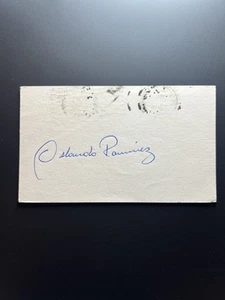 Orlando Ramirez Signed Goverment Postcard GPC California Angels - Picture 1 of 2
