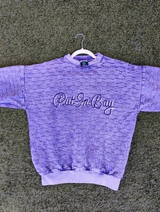 Vintage Put In Bay Sweatshirt Herren Large Lake Erie Crewneck 90s - Bild 1 von 5