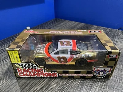 RACING CHAMPIONS # 13 JERRY NADEAU FIRST PLUS 1:24 SCALE NASCAR RACE CAR - Image 1 of 4