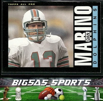 Dan Marino 1985 Topps #314 Miami Dolphins Foto 1 de 2