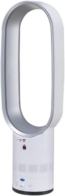 Bladeless Tower Fan Quiet Cooling Air Purifier 40W Remote Control 65cm Height - Image 1 of 4