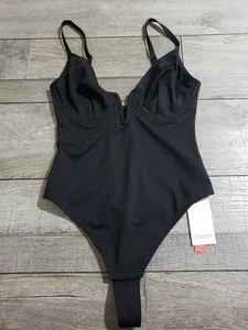 Popilush Shapewear Bodysuit for Women Tummy Control Body Suits Deep V Thong Sz S - Picture 1 of 6