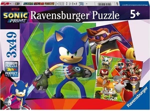 NUEVO Rompecabezas Ravensburger 3x49 Piezas 5+ Edades Sonic Prime - Imagen 1 de 4