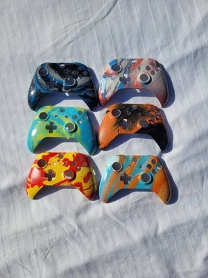 Paint Splatter Custom Made Xbox One Face Plate Lot Many Colors And Designs - Image 1 of 4