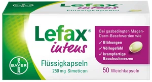 Lefax intens 50 Kapseln-Schnelle Hilfe bei Starke Blähungen & Völlegefühl - Picture 1 of 4