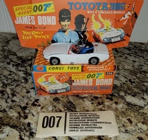 Toyota Corgi Toys 336 James Bond 2000GT en caja original - Imagen 1 de 7