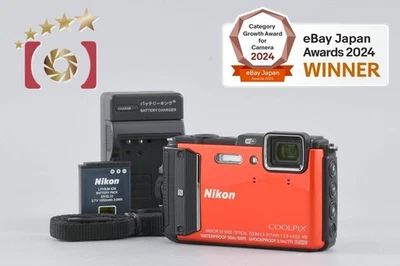 Nikon COOLPIX AW130 Orange 16.5 MP Digital Camera [Near Mint] - Image 1 of 4