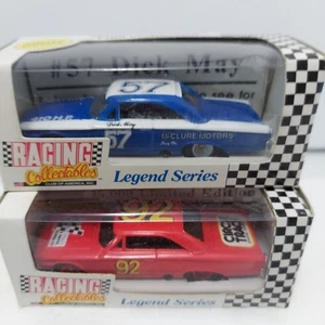 Dick May #57 McClure Motors & #92 Circle Track 1963 Ford RCCA 1:64 Legend Series - Picture 1 of 18