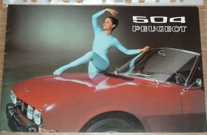 PEUGEOT 504 COUPE & CABRIOLET BROCHURE 1971 MY FRENCH TEXT VGC RARE - Picture 1 of 10
