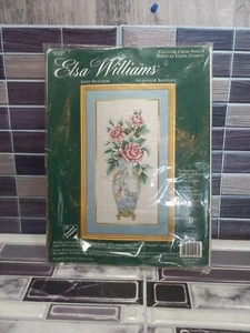 Elsa Williams Kit Punto Croce Contato Splendore Asiatico Vaso Fiori Nuovo - Foto 1 di 6