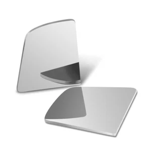 FLYXM 1 Paire Rétroviseur Argenté pour TRX-6 1/10 RC Porte sur Chenilles Porte Miroir Décor - Photo 1/6