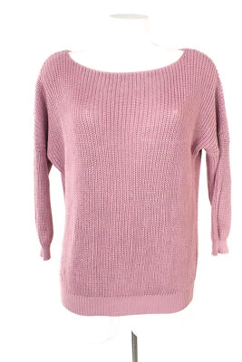 Massimo Dutti Damen 3/4 Arm Pullover Mercerized Cotton Gr XS - Bild 1 von 4