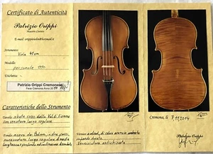 Una viola italiana tamaño 41 cm por PATRIZIO ORIPPI, CREMONA en 2014/certificado por fabricante - Imagen 1 de 7