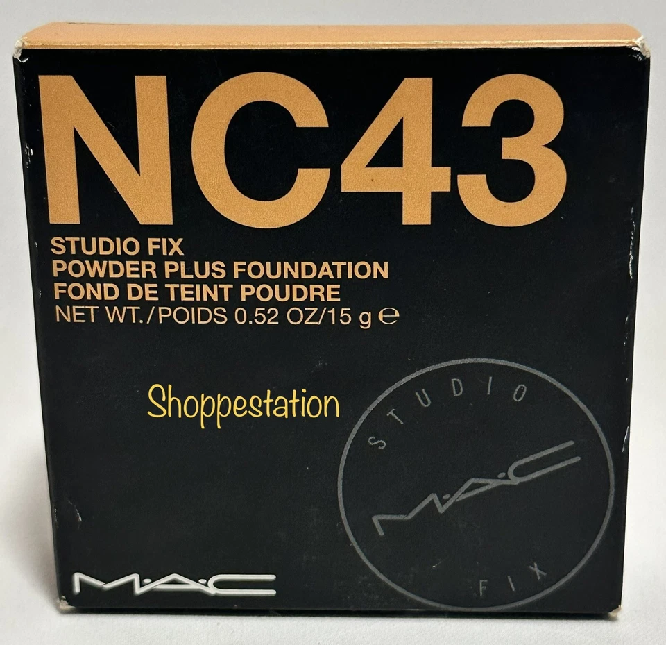 Mac Foundation Nc43 Studio Fix Powder Plus -