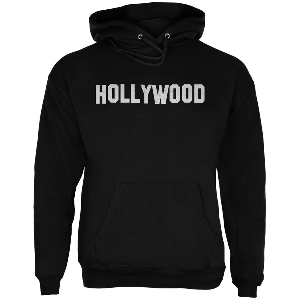 Sudadera con capucha negra Hollywood para adulto Foto 1 de 1