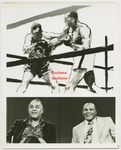 1977 JOE LOUIS & JERSEY JOE WALCOTT Vintage TV Publicity Photo THE WAY IT WAS - Picture 1 of 2