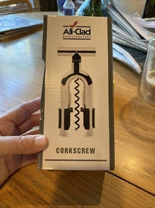 All-Clad Stainless Steel Corkscrew Extractor Wine Opener NEW! - Picture 1 of 8
