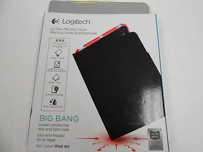 NUEVA Funda Protectora Logitech Big Bang iPad Air #939-000806 Gris Lt. Foto 1 de 3