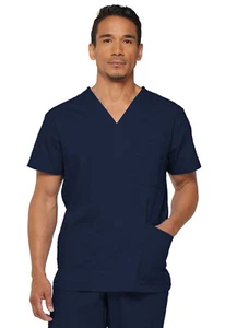 Top Dickies Scrubs EDS Signature Hombre Cuello en V 81906 NVWZ Marina Envío Gratuito - Imagen 1 de 5