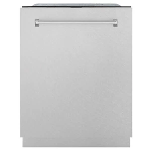 24" ZLINE MONUMENT TOP CONTROL DISHWASHER SNOW STAINLESS STEEL 3 RACK DWMT-SN-24 - Picture 1 of 10