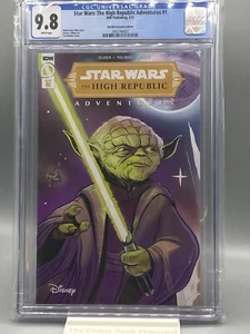Star Wars: The High Republic Adventures #1 Retailer Incentive CGC 9.8 YODA Cover - Picture 1 of 2
