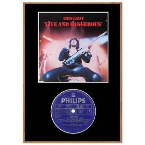 THIN LIZZY LIVE AND DANGEROUS IRISH RECORD DISPLAY POSTER Classic Semi-Glossy Pa - Picture 1 of 5