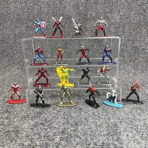 18 Toy Lot Jada Marvel Nano Metalfigs Mini-Figures Die Cast Metal Spider Man - Picture 1 of 11