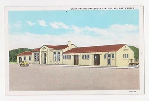 Abilene, Kansas, Union Pacific Passagierstation, um 1918-30er Jahre - Bild 1 von 1