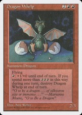 Magic the Gathering (mtg): 4ED: Dragon Whelp  (x 4)