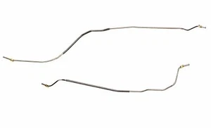 Stainless Rear Axle Brake Lines. Pair for Factory Rear Drum - Picture 1 of 1