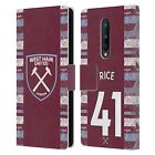 West Ham United Fc 2022/23 Players Home Kit Leather Book Case For Oneplus Phones