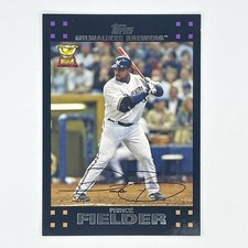 2007 Topps Prince Fielder Rookie Cup #139 Milwaukee Brewers