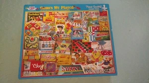 White Mountain jigsaw puzzle THE GAMES WE PLAYED 1000 Pieces Item 924S - Picture 1 of 3