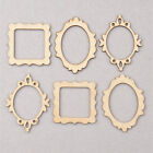 10 Pack Mixed Wooden Cutouts Frame Shapes, MDF, Craft Shape, Wood Tags,