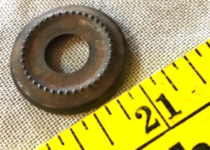 1930s 1940s COURTESY DOME LIGHT SWITCH ESCUTCHEON ? interior trim Lock Art Deco - Picture 1 of 6