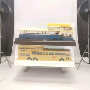 Set Of 2 Brekina West Germany Bussing Mercedes Benz 1-1/2 Deck Coaches Boxed  - Picture 1 of 17