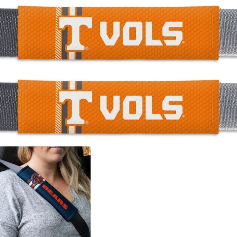 NCAA Tennessee Volunteers Rally Car Truck Suv Rally Seat Belt Pads Covers Set Cover