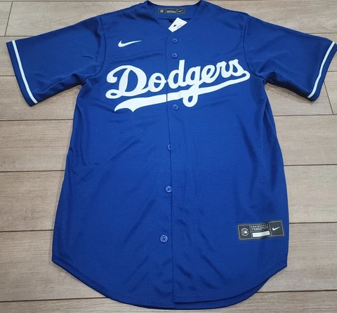 New Nike Los Angeles Dodgers Cody Bellinger #35 Jersey Blue MLB Men's Small Cover