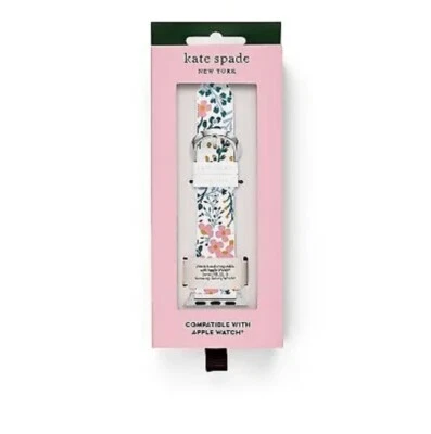 Kate Spade New York Apple Watch White Floral Silicone Band - 38/40/41mm - Image 1 of 3