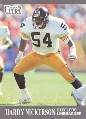 1991 Fleer Ultra NFL #115 Hardy Nickerson Steelers - Image 1 of 2