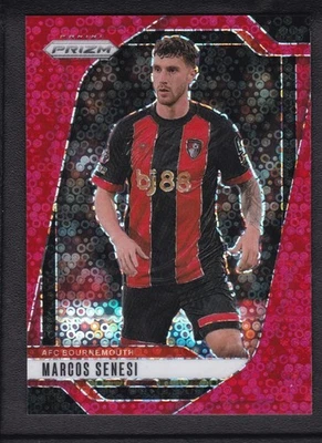 2024-25 MARCOS SENESI 29/49 PANINI PRIZM PREMIER LEAGUE DISCO RED - Image 1 of 2
