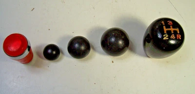 Lote Mixto De 5 Perillas De Colección Palanca De Cambios Coche Camión, Señal De Giro o? Foto 1 de 4