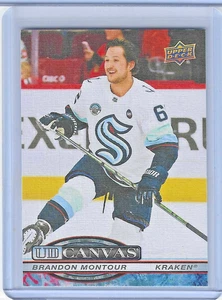 Brandon Montour 2025-26 UD Series 1 Hockey Canvas #C-22 Kraken - Bild 1 von 2