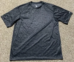 Badger Sport Men’s Athletic Shirt Sz. XL NEW Gray/Black - Photo 1/2